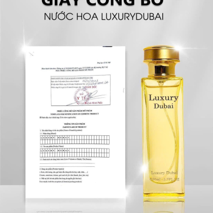 Nước Hoa Luxury Dubai Màu Vàng Mùi Nữ 50ml