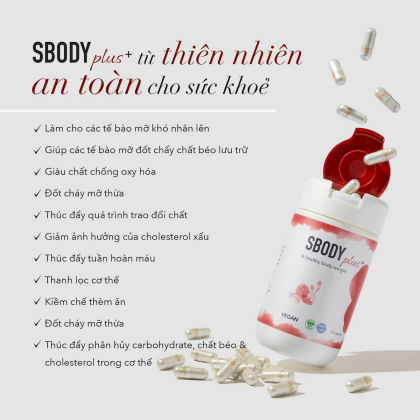 Sbody Plus là dòng giảm cân công thức mới đến từ thương hiệu Sbody,