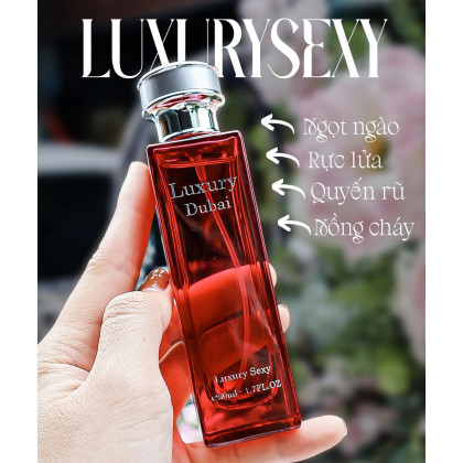 Nước Hoa Luxury Dubai Luxury Sexy Màu Đỏ Mùi Nữ 50ml là dòng nước hoa cao cấp đến từ Dubai