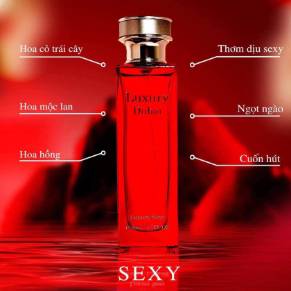 Nước Hoa Luxury Dubai Luxury Sexy Màu Đỏ Mùi Nữ 50ml là dòng nước hoa cao cấp đến từ Dubai