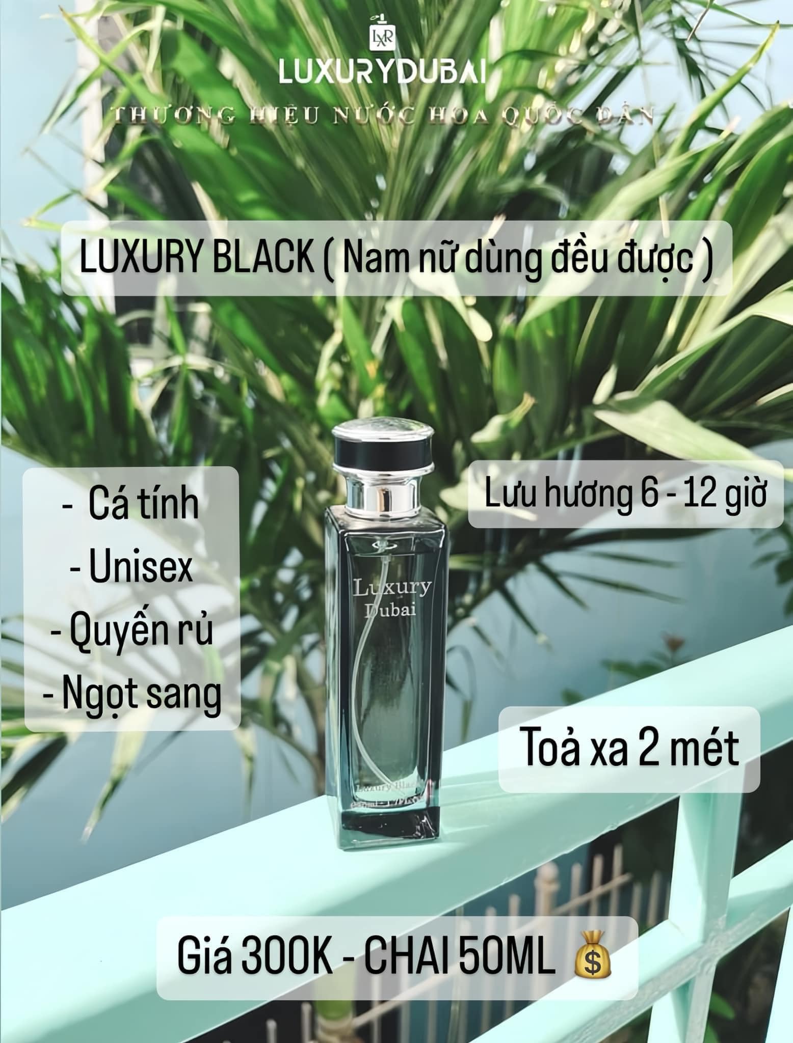 Nước Hoa Luxury Dubai Luxury Black Màu Đen 50ml