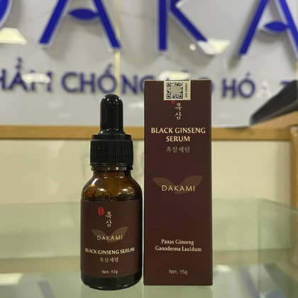 Serum Sâm Đen Dakami Black Ginseng Serum là dòng dưỡng da cao cấp khi chứa thành phần vượt trội