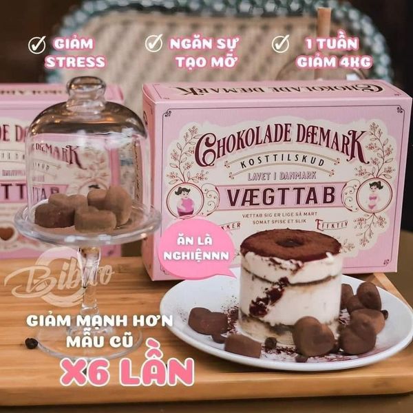 Kẹo Socola Giảm Cân Kẹo Socola Giảm Cân 40 viên