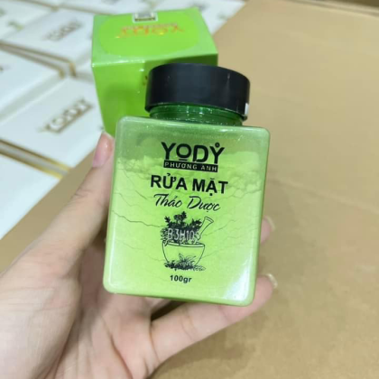 Bột rửa mặt thảo dược Yody White Phương Anh