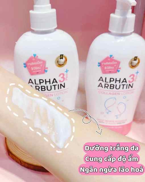 Sữa Dưỡng Trắng Toàn Thân Alpha Arbutin 3 Plus+ Collagen Lotion