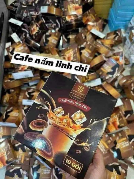 Cà phê nấm Linh chi Laura Coffe Laura Sunshine Nhật Kim Anh