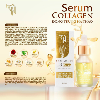 Serum Nám Collagen X3 Đông Trùng Hạ Thảo Mỹ Phẩm Đông Anh