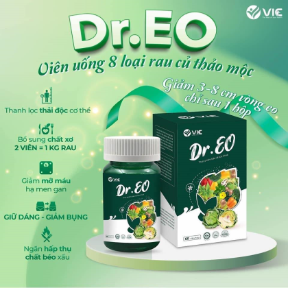 Viên Uống Thảo Dược Giảm Mỡ Bụng Dr EO VIC Organic là giải pháp tuyệt vời cho những ai có nhu cầu giảm cân