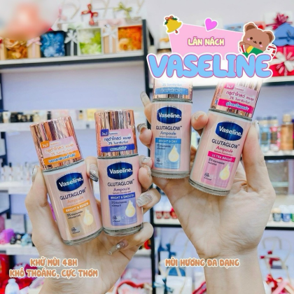 Lăn Khử Mùi Vaseline Trắng Da Giảm Thâm 45ml