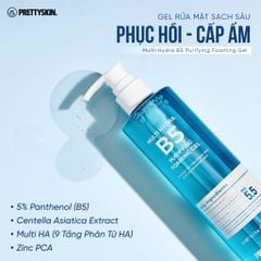 Gel Rửa Mặt PrettySkin Multi Hydra B5 Purifying Foaming Gel