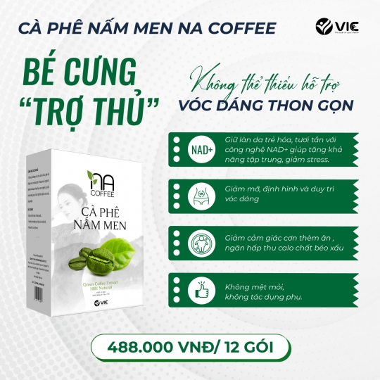 NA Coffee - Cà phê nấm men làm gầy sản phẩm đầu tiên trên thị trường áp dụng công nghệ NAD+