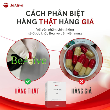 Giảm Cân Slim Be BeAlive Phiên Bản mới Hộp 30 viên