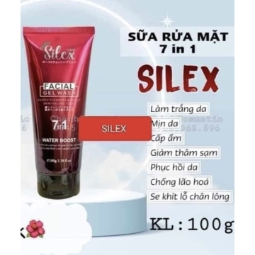 Sữa Rửa Mặt Silex NHẬT Facial Gel Wash 7in1 100g