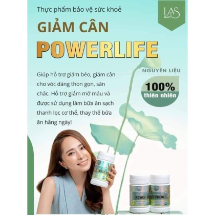 Trà sữa giảm cân Powerlife là sản phẩm hỗ trợ giảm béo, giảm mỡ máu, giảm cholesterol từ thương hiệu Las Beauty