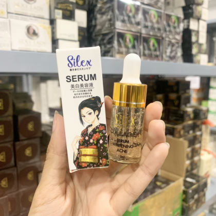 Serum Collagen Silex Tinh Chất Vàng Dưỡng Trắng Da Ngừa Mụn Thâm Nám 13ml