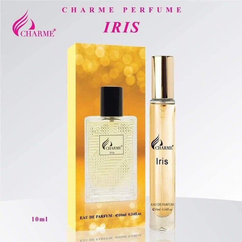 Nước Hoa Nam Charme Iris Mini 10ml hương thơm quyến rũ sang trọng