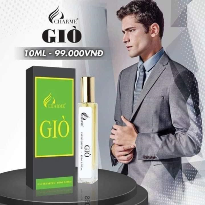 Nước hoa Charme Giò 10ml mang mùi hương cho nam giới toát lên vẻ phóng khoáng tự do