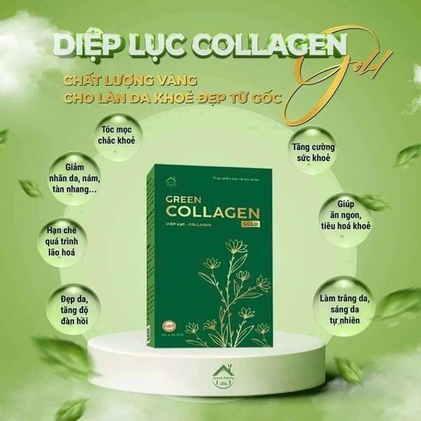 Diệp Lục Collagen chất lượng vàng cho làn da khoẻ đẹp từ gốc