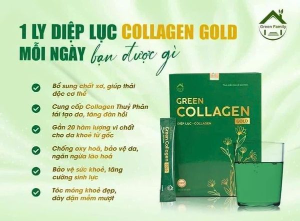 Diệp Lục Collagen chất lượng vàng cho làn da khoẻ đẹp từ gốc