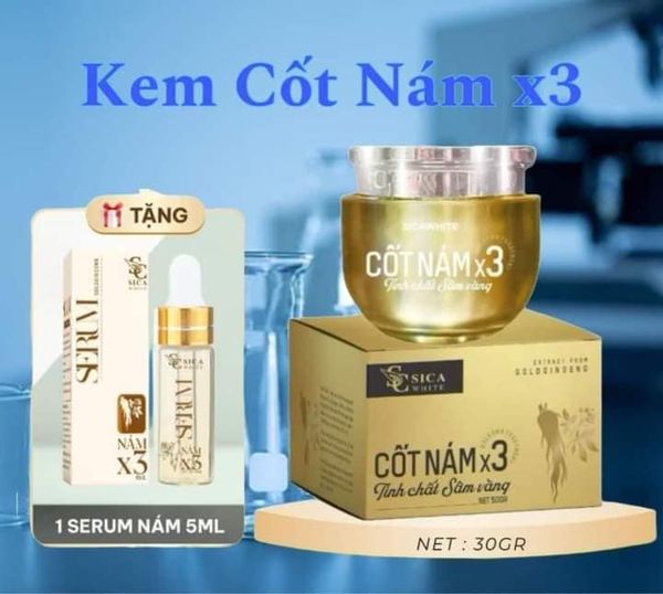 Kem Cốt Nám X3 Sica White là một sản phẩm chăm sóc da đặc biệt