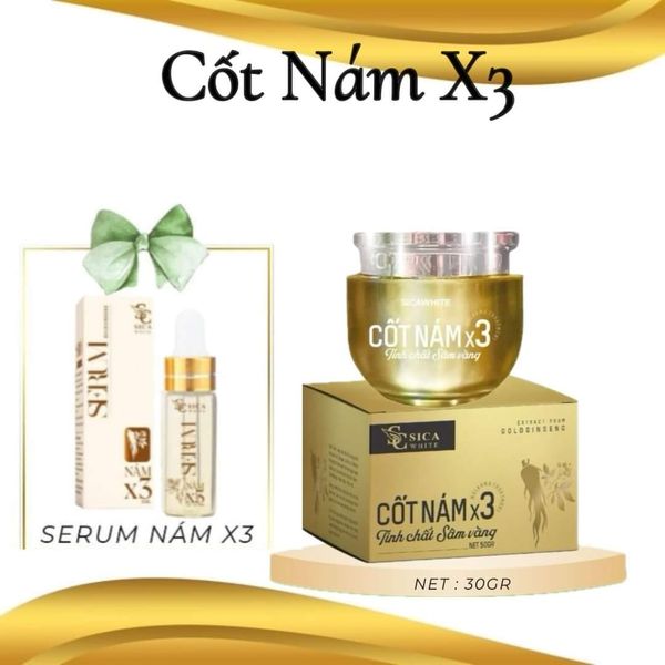 Kem Cốt Nám X3 Sica White là một sản phẩm chăm sóc da đặc biệt