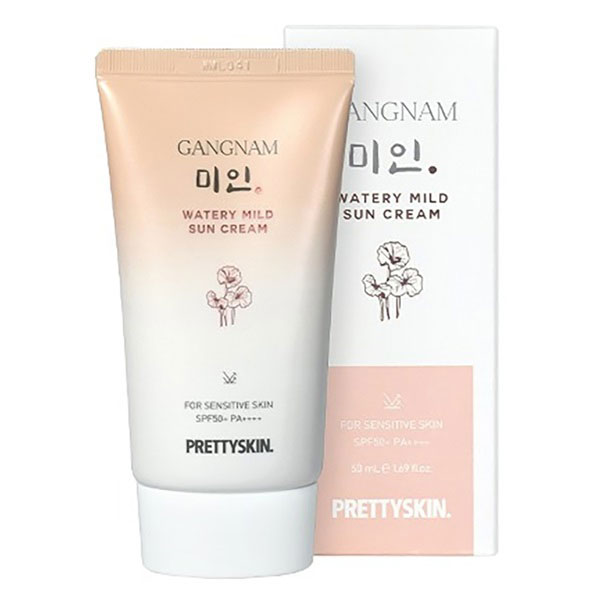 Kem chống nắng cấp nước Pretty Skin Gangnam Watery Mild Sun Cream dùng cho cả gia đình