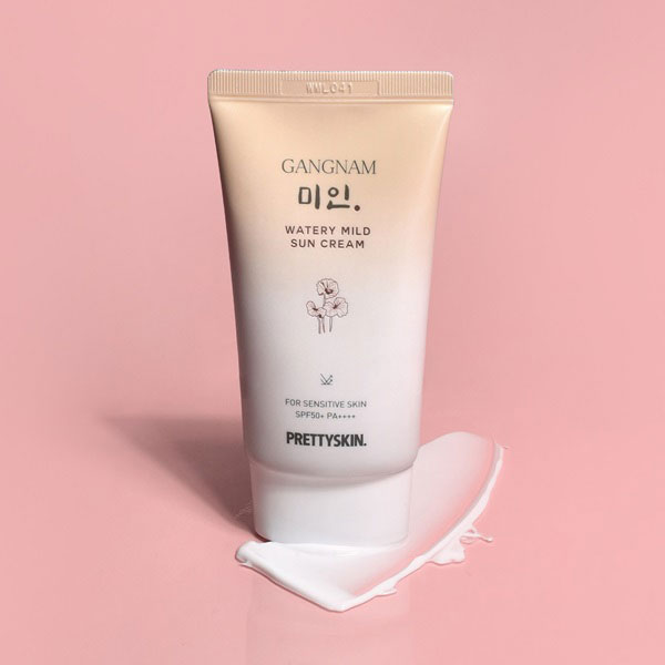 Kem chống nắng cấp nước Pretty Skin Gangnam Watery Mild Sun Cream dùng cho cả gia đình