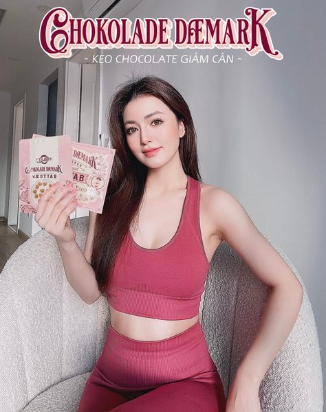 Kẹo Socola Hồng Giảm Béo Đan Mạch Chokolade Vaegttab