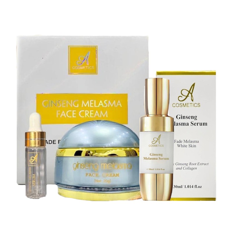 Combo Face Serum Nám Nhân Sâm A Cosmetics Ginseng Melasma Phương Anh