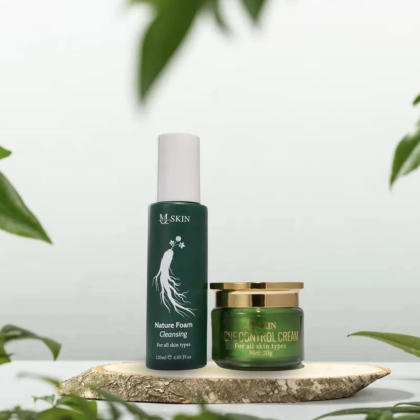 Combo Cao Mụn Sâm Vàng MQ Skin Phục hồi dưỡng trắng mịn da