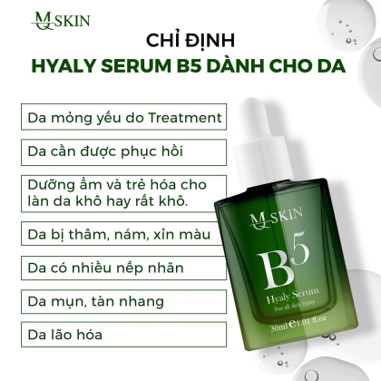 Combo Face Serum Phục Hồi Da B5 MQ Skin cấp ẩm cho da ngăn ngừa lão hoá