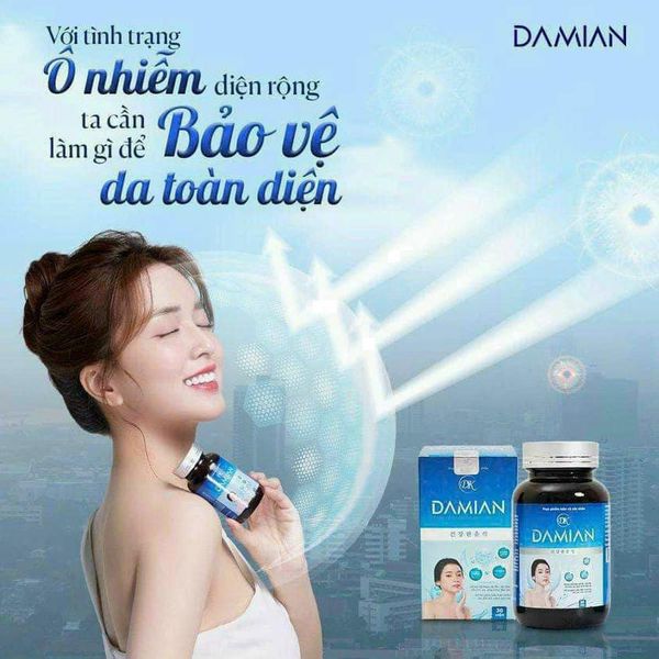 Viên Uống Trắng Da Damian Hàn Quốc