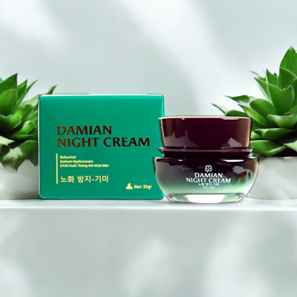 Trong khi bạn ngủ, Damian Night Cream sẽ hoạt động không ngừng để nuôi dưỡng và phục hồi làn da