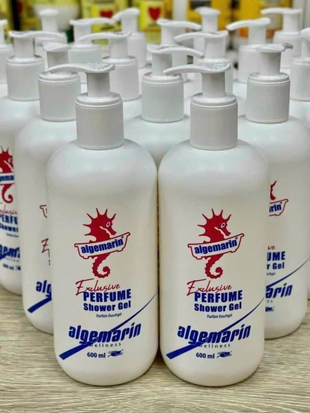 Sữa tắm cá ngựa  Algemarin  mẫu mới ra có vòi dung tích lớn 600ml