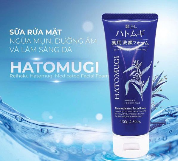 Sữa rửa mặt Reihaku Hatomugi Acne Care & Facial Washing sở hữu các ưu điểm nổi bật như sau:Sản phẩm giúp làm sạch sâu da, loại bỏ bụi bẩn, bã nhờn và vi khuẩn gây mụn tích tụ trong lỗ chân lông.Chứa thành phần dưỡng ẩm tự nhiên giúp nuôi dưỡng và mang lại làn da mịn màng.Hỗ trợ kháng khuẩn, chống sưng viêm và điều trị mụn.Sản phẩm chứa các thành phần chiết xuất thiên nhiên, đồng thời cấp ẩm cho làn da, tránh tình trạng da bị khô ráp sau khi rửa.Kết cấu dạng kem mềm mịn, dễ dàng tạo bọt mịn và mang đến cảm giác dễ chịu cùng làn da sạch thoáng khi sử dụng.