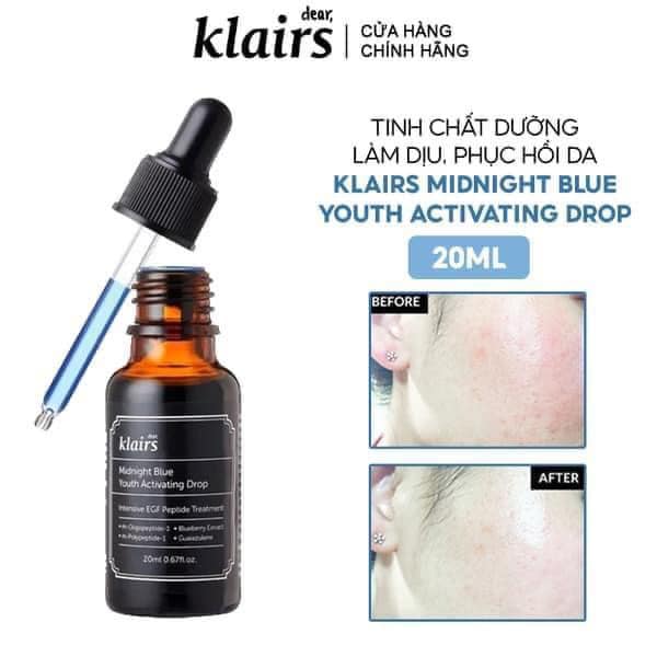 Serum Klairs Phục Hồi Da Midnight Blue Youth Activating Drop 20ml