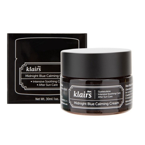 Kem Dưỡng Phục Hồi Da Ban Đêm Klairs Midnight Blue Calming Cream Hộp 30g