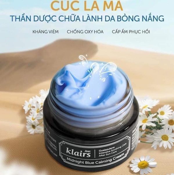 Kem Dưỡng Ẩm Klairs Midnight Blue Calming Cream 30g