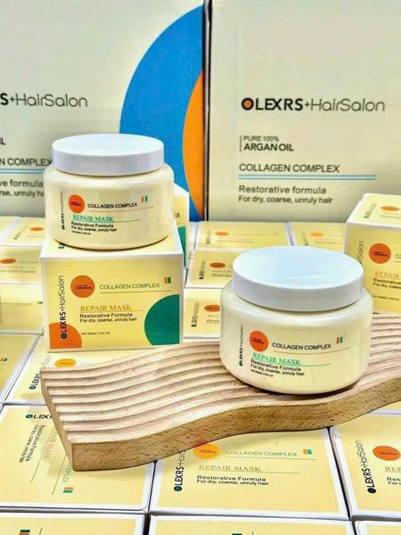 Ủ Tóc Olexrs Collagen Complex Repair Mask 500ml Là dòng ủ tóc chuyên nghiệp dùng cho Salon tại Anh Quốc