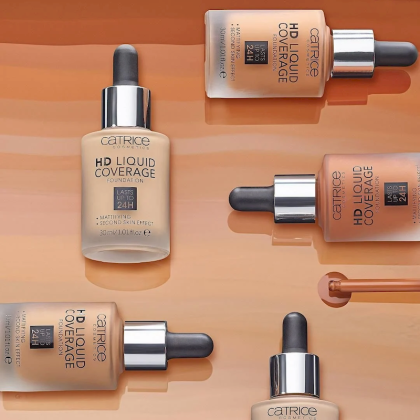 Kem Nền Kiềm Dầu Che Phủ Tự Nhiên Catrice HD Liquid Coverage Foundation