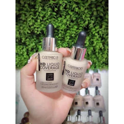 Kem Nền Kiềm Dầu Che Phủ Tự Nhiên Catrice HD Liquid Coverage Foundation