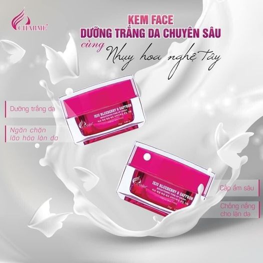 Trải nghiệm sự khác biệt chỉ sau 7 ngày sử dụng Kem face JeJu Blueberry và Saffron