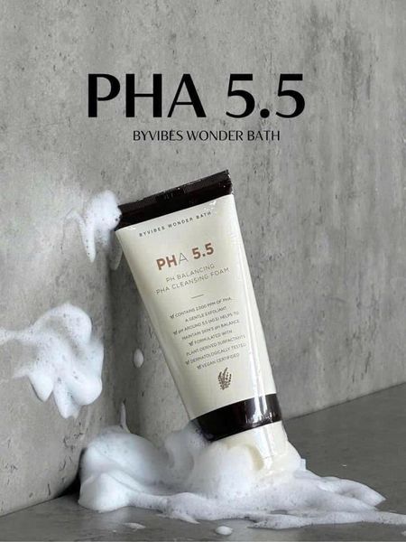 Sữa rửa mặt Byvibes Wonder Bath PH Balancing PHA 5.5 Cleansing Foam có tốt không ?