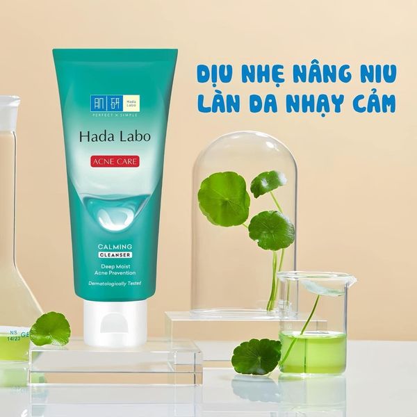 Sữa rửa mặt Hada Labo Hada Labo Acne Care Calming Cleanser 80g