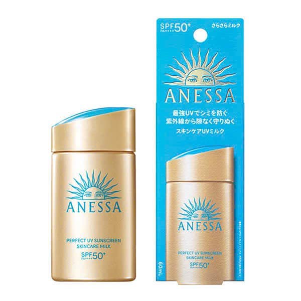 Sữa chống nắng dưỡng da kiềm dầu Anessa Perfect UV Sunscreen Skincare Milk SPF50+ PA++++ Shiseido 60ml