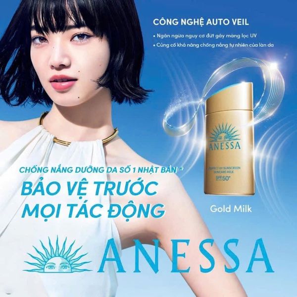 Hiệu quả của Anessa Perfect UV Sunscreen Skincare Milk SPF50+++