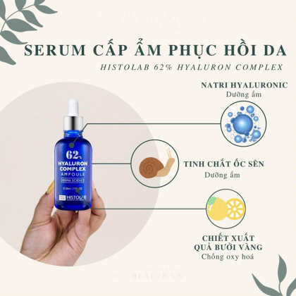 Serum Histolab 62% Hyaluron Complex Cấp Ẩm  Phục Hồi Da