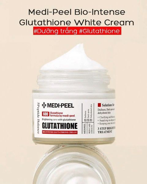 Kem Dưỡng Hỗ Trợ Dưỡng Trắng, Giảm Thâm Nám, Làm Đều Màu Da Medi-Peel Bio-Intense Glutathione White Cream 50g