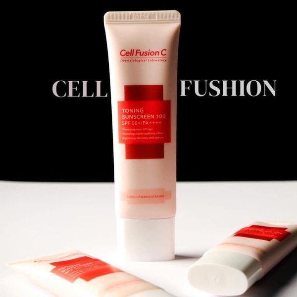 Kem Chống Nắng Nâng Tông Cell Fusion C Toning Sunscreen 100 SPF 50+/PA++++