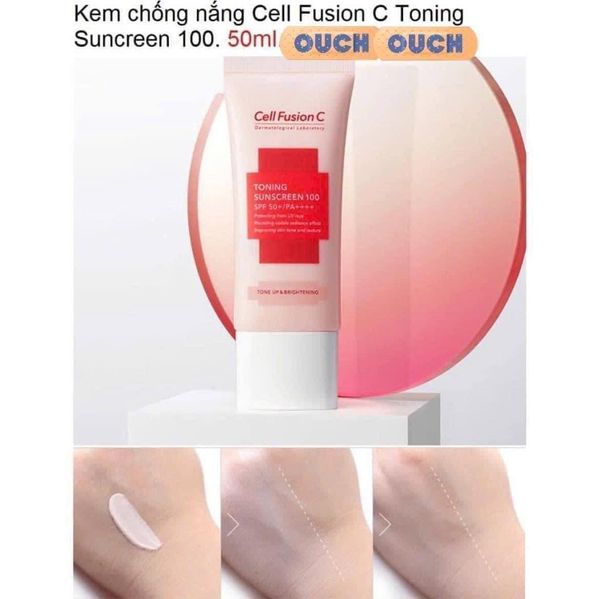 Ưu điểm của Cell Fusion C Toning Sunscreen SPF 50+/PA++++